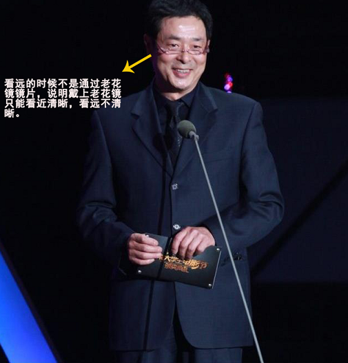 濮存昕戴老花鏡頒獎(jiǎng)很正常，只可惜……
